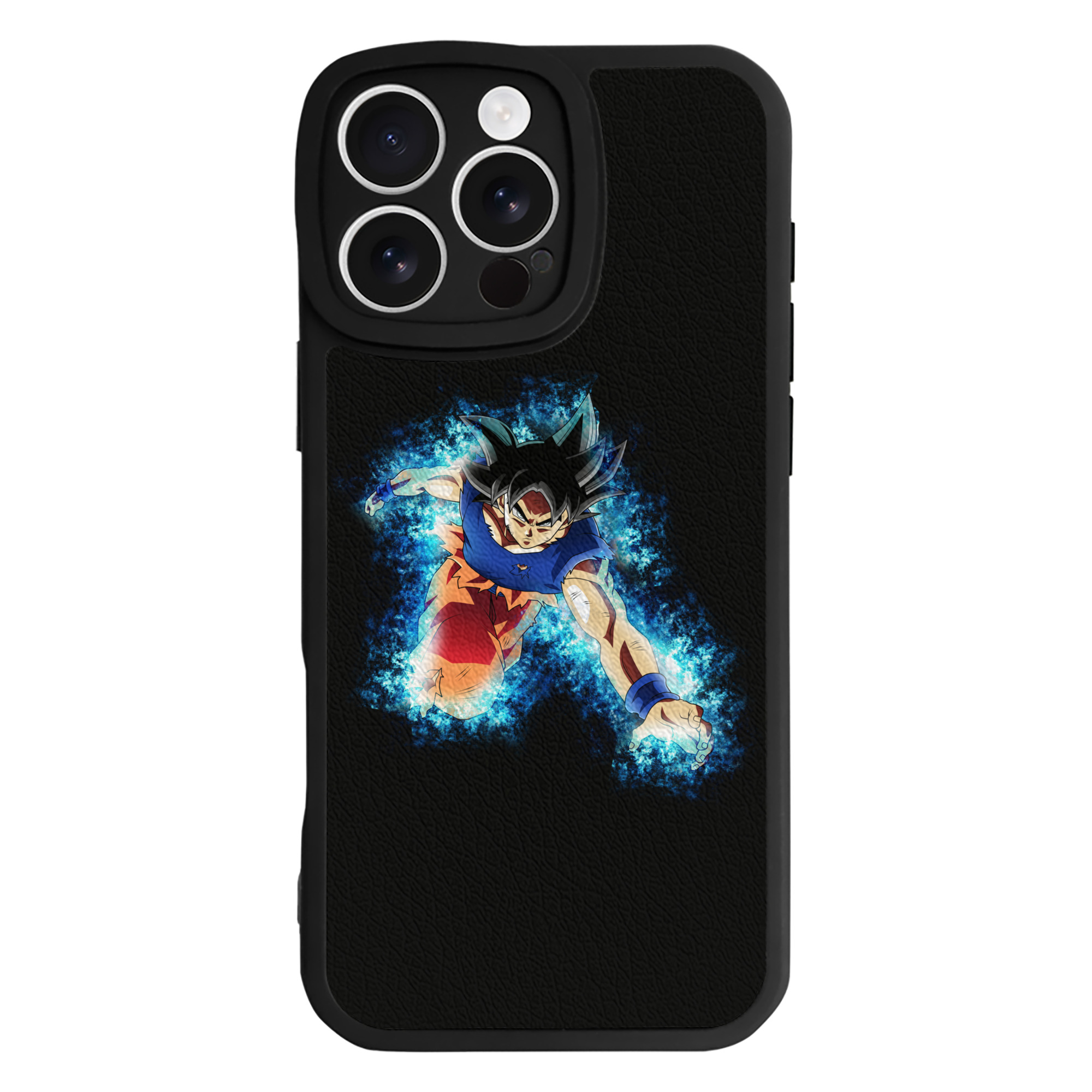 （画像用） ドラゴンボール 孫悟空（そん ごくう）Son Goku カカロット DRAGON BALL Kakarotto 【iPhone 16シリーズ対応】シリコンスマホケース（レザー調） 材質：シリコン
